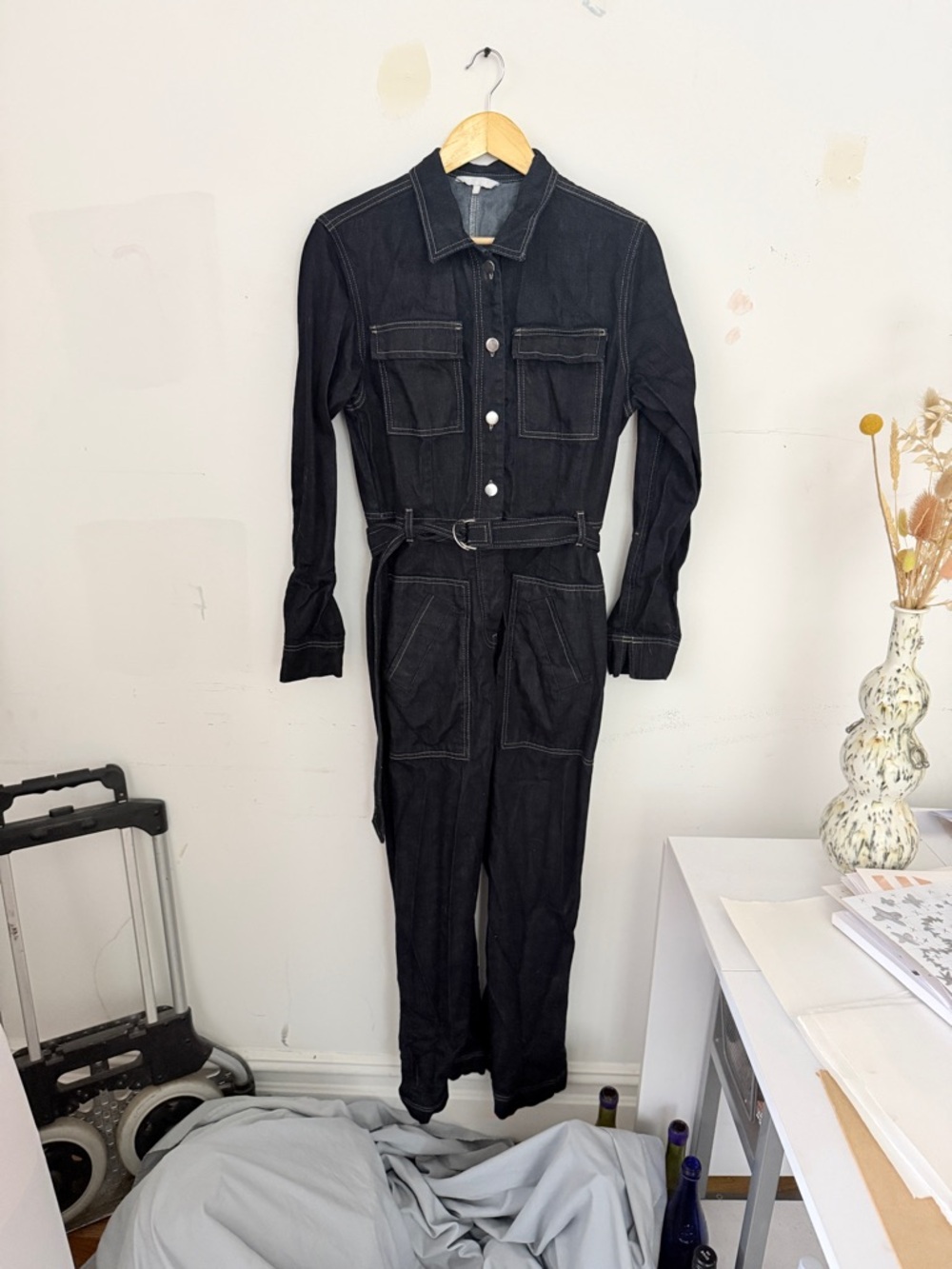 AERYE Garmentory Denim Jumpsuit